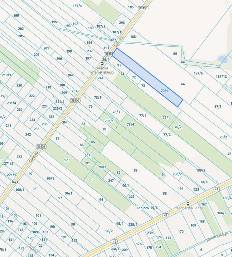 Działka rolno-budowlana Radomsko, ul. Sanicka. Zdjęcie 2