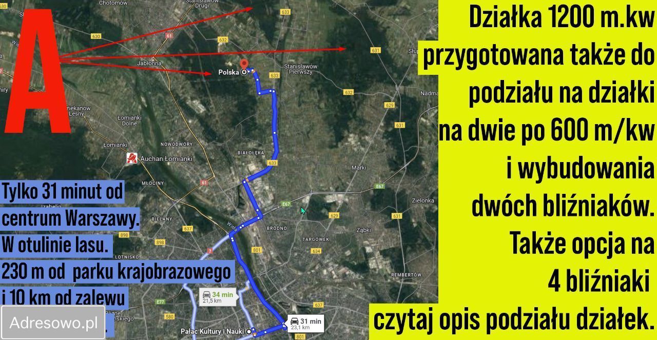 Działka budowlana Józefów