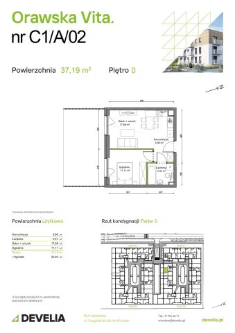 Mieszkanie 2-pokojowe Wrocław Ołtaszyn, ul. Orawska. Zdjęcie 8