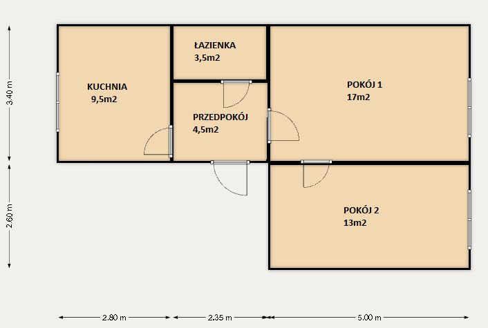 Mieszkanie 2-pokojowe Szczecin Centrum, al. Papieża Jana Pawła II. Zdjęcie 7