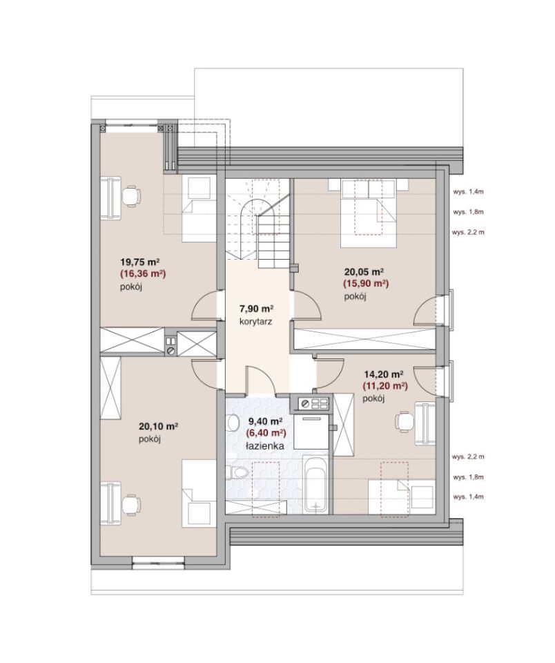 bliźniak, 4 pokoje Kwilcz, ul. Dworcowa. Zdjęcie 2