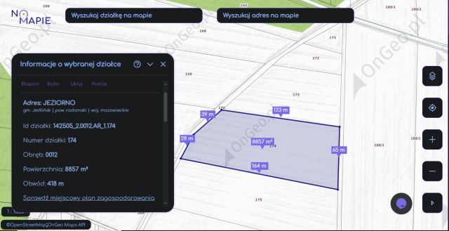 Działka rolna Jeziorno Wykrętek. Zdjęcie 1