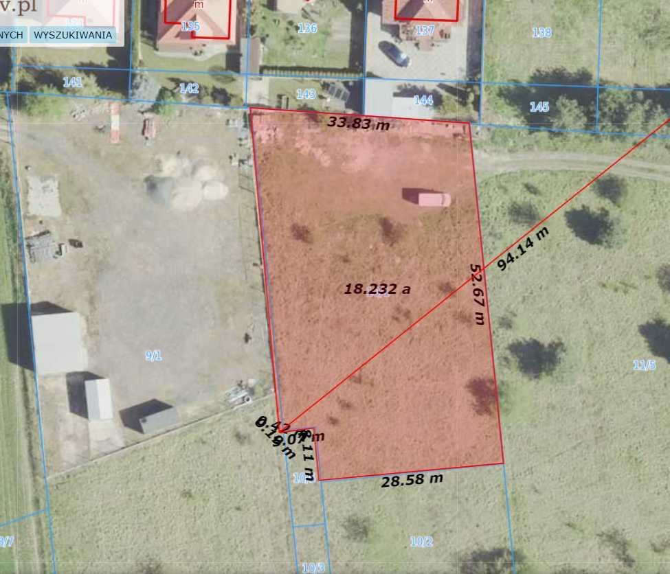 Działka budowlana Leszno Grzybowo. Zdjęcie 2