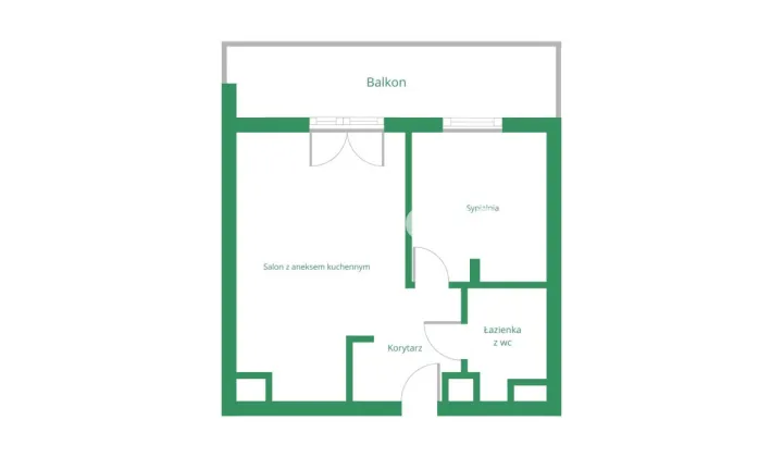 Mieszkanie 2-pokojowe Gdańsk Łostowice, ul. Niepołomicka