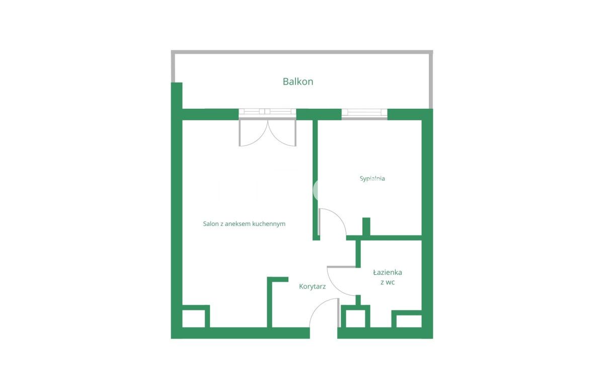 Mieszkanie 2-pokojowe Gdańsk Łostowice, ul. Niepołomicka