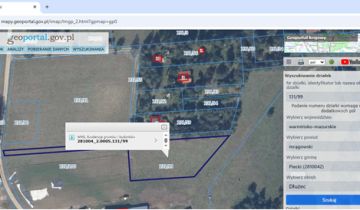 Działka rolna Dłużec