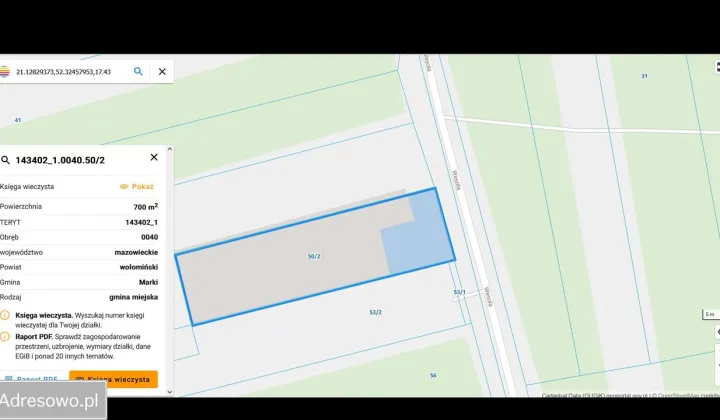 Nieruchomość komercyjna Marki, ul. Wesoła