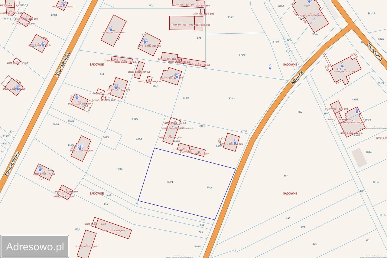 Działka budowlana Sadowne, ul. Kuźnica. Zdjęcie 5