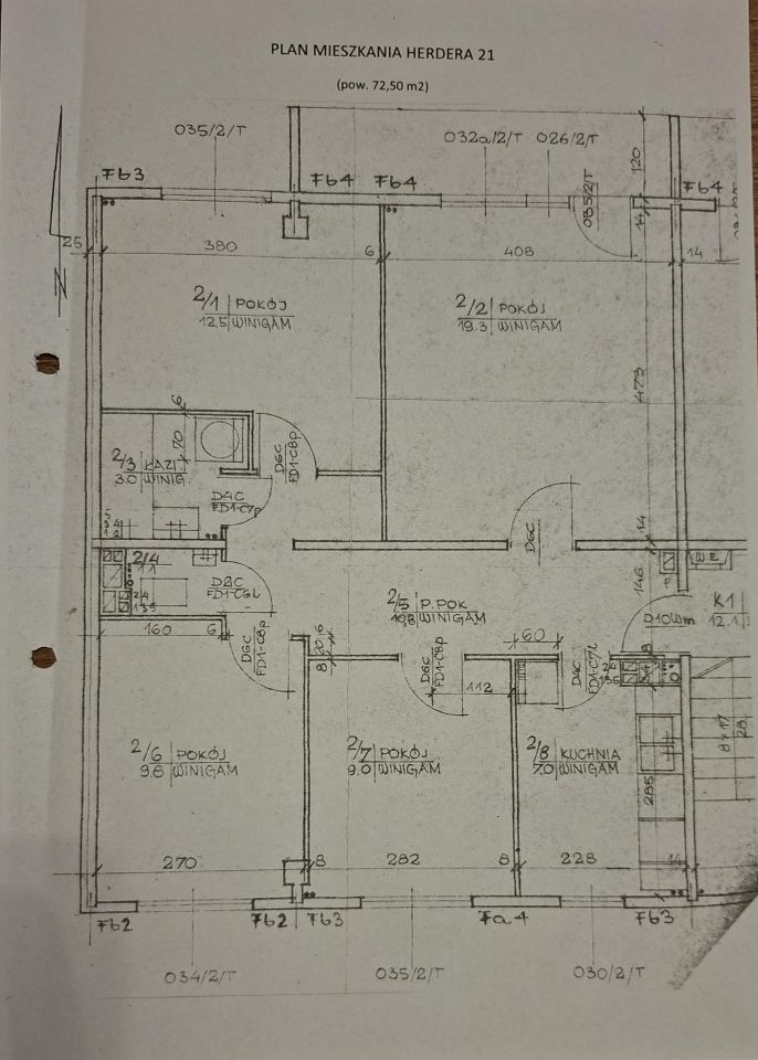 Mieszkanie 4-pokojowe Olsztyn Jaroty, ul. Johanna Gottfrieda Herdera. Zdjęcie 15