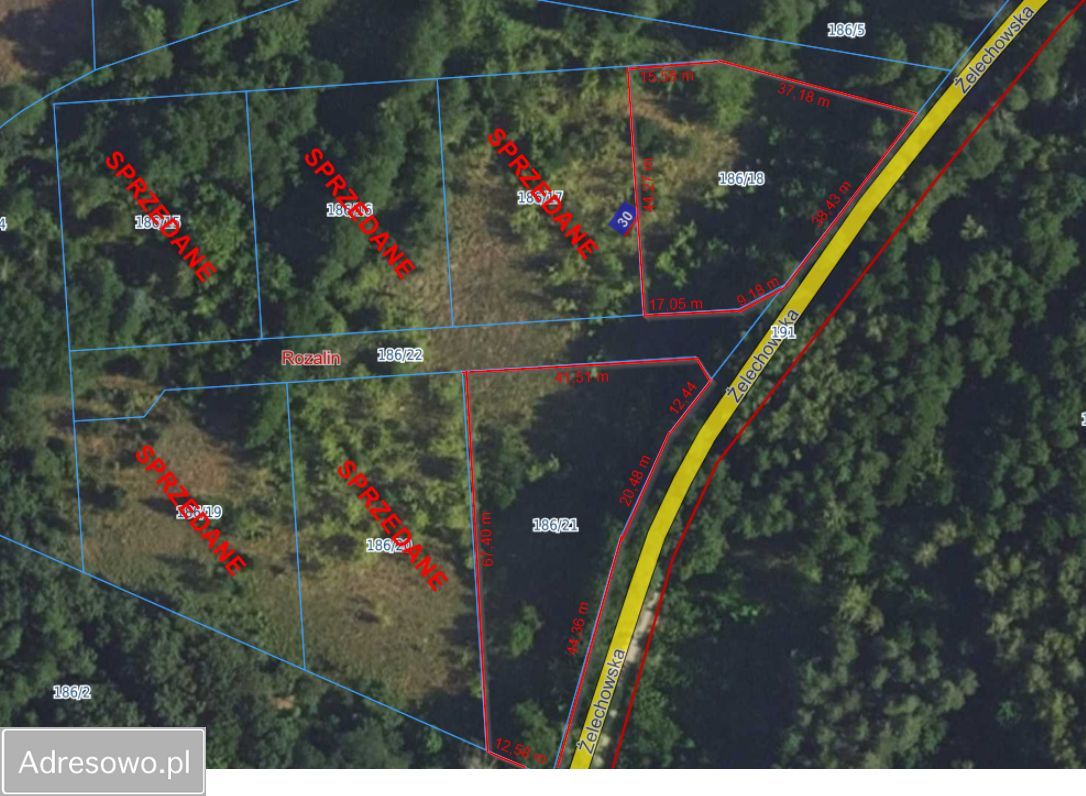 Działka budowlana Rozalin, ul. Żelechowska. Zdjęcie 4