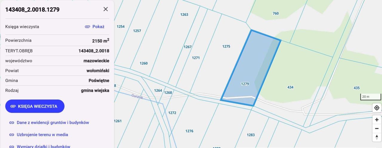 Działka rolno-budowlana Ręczaje Polskie. Zdjęcie 3