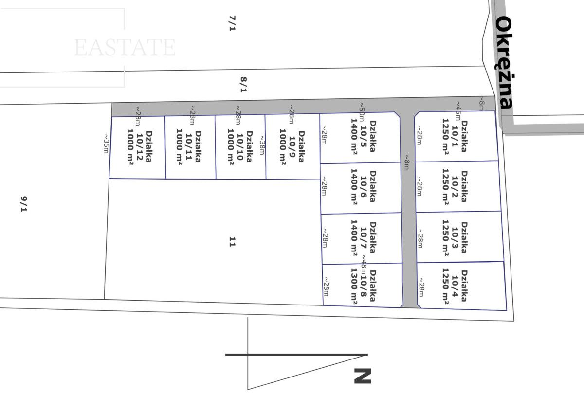 Działka inwestycyjna Umiastów, ul. Okrężna. Zdjęcie 11