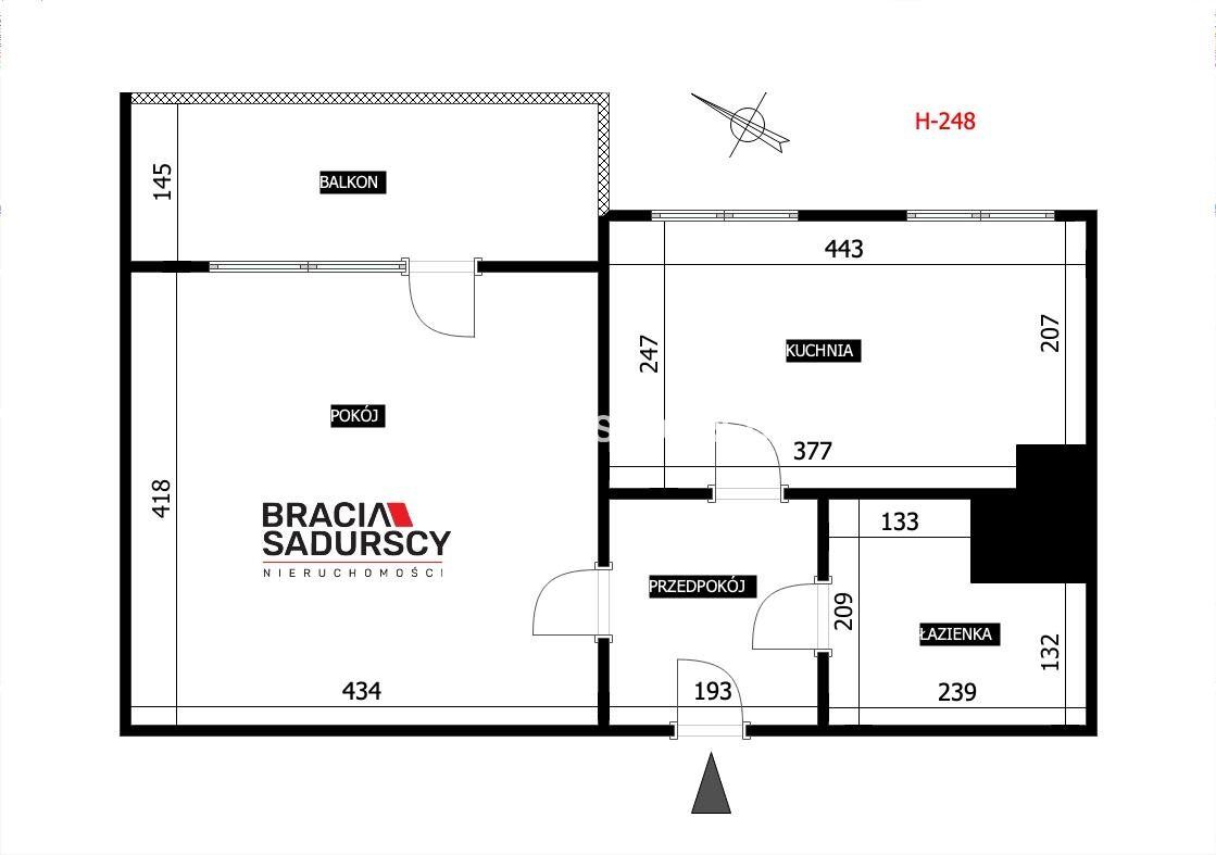 Mieszkanie 1-pokojowe Kraków Czyżyny, ul. Narciarska. Zdjęcie 26