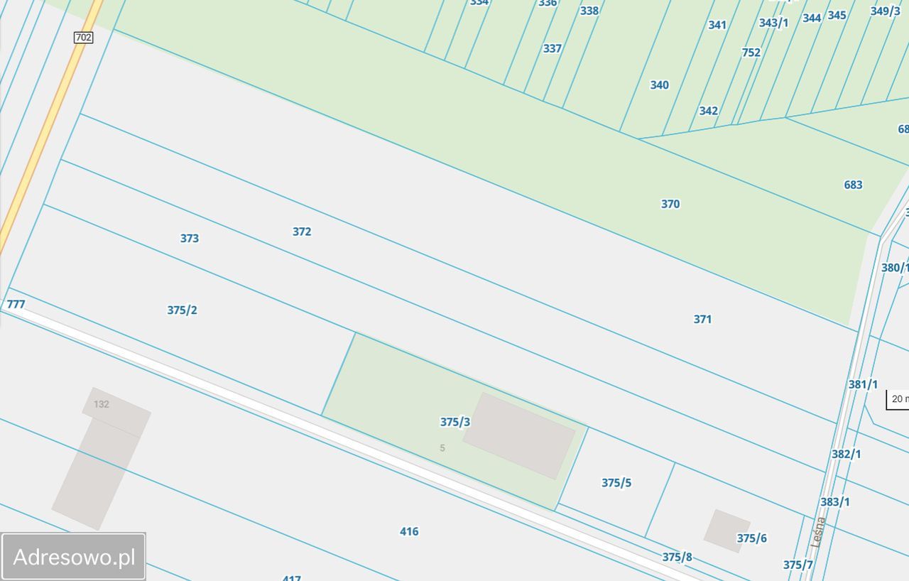 Działka inwestycyjna Dąbrówka Wielka. Zdjęcie 3