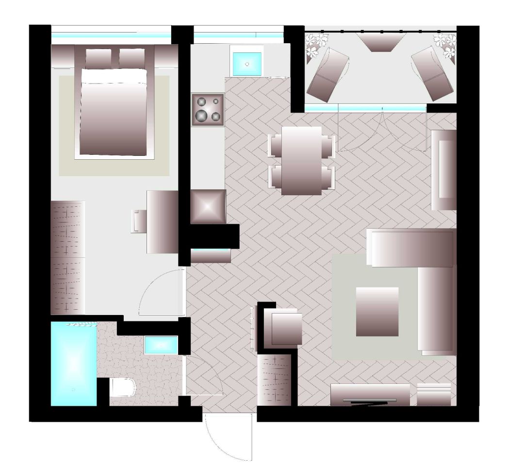 Mieszkanie 2-pokojowe Siemianowice Śląskie Bytków, ul. Walerego Wróblewskiego. Zdjęcie 8