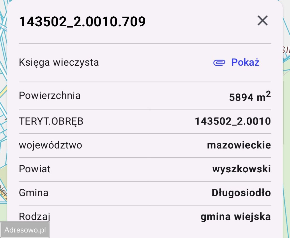 Działka budowlana Długosiodło Czwórki, ul. Czwórki. Zdjęcie 2
