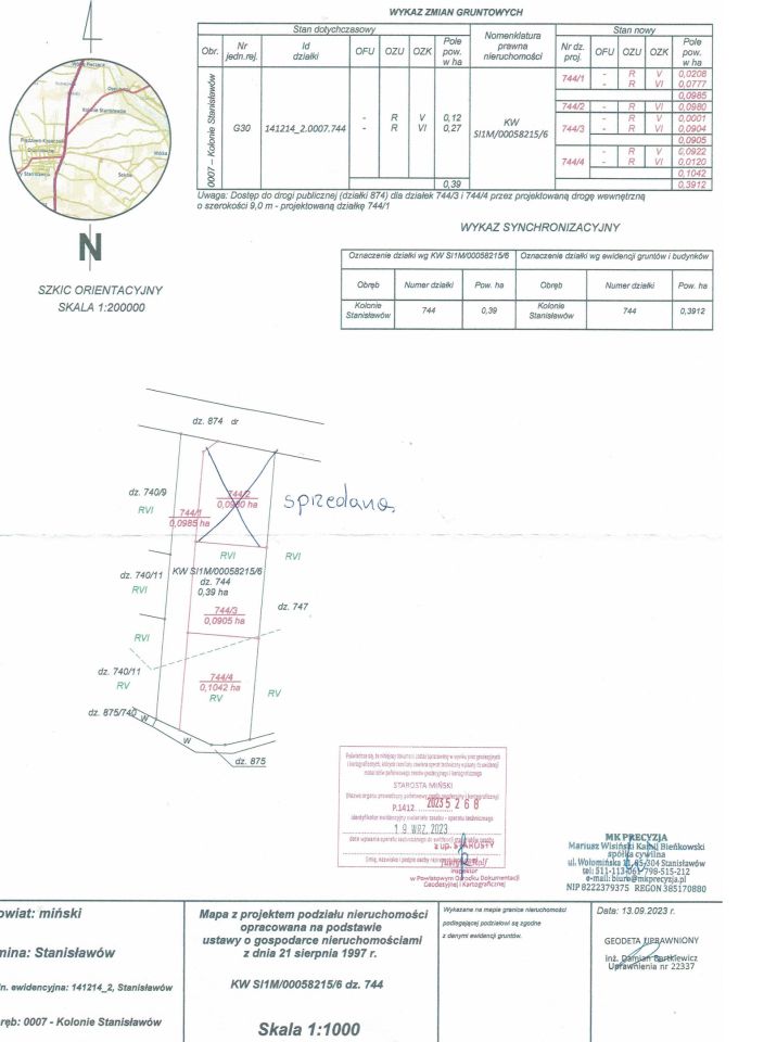 Działka budowlana Kolonie Stanisławów. Zdjęcie 3