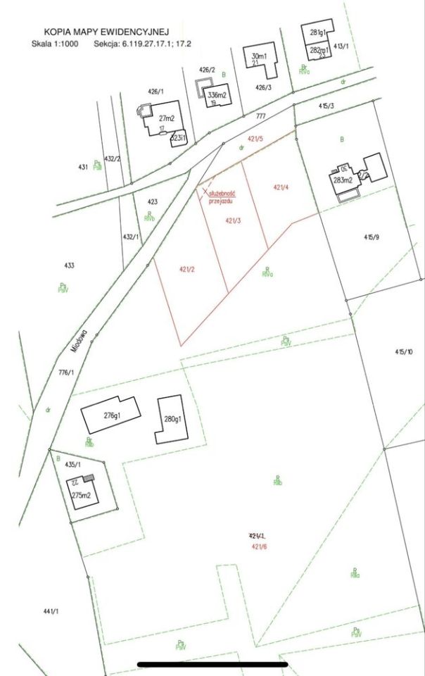 Działka budowlana Gumna, ul. Miodowa. Zdjęcie 2