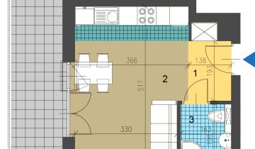 Mieszkanie 1-pokojowe Kraków Prokocim, ul. Facimiech