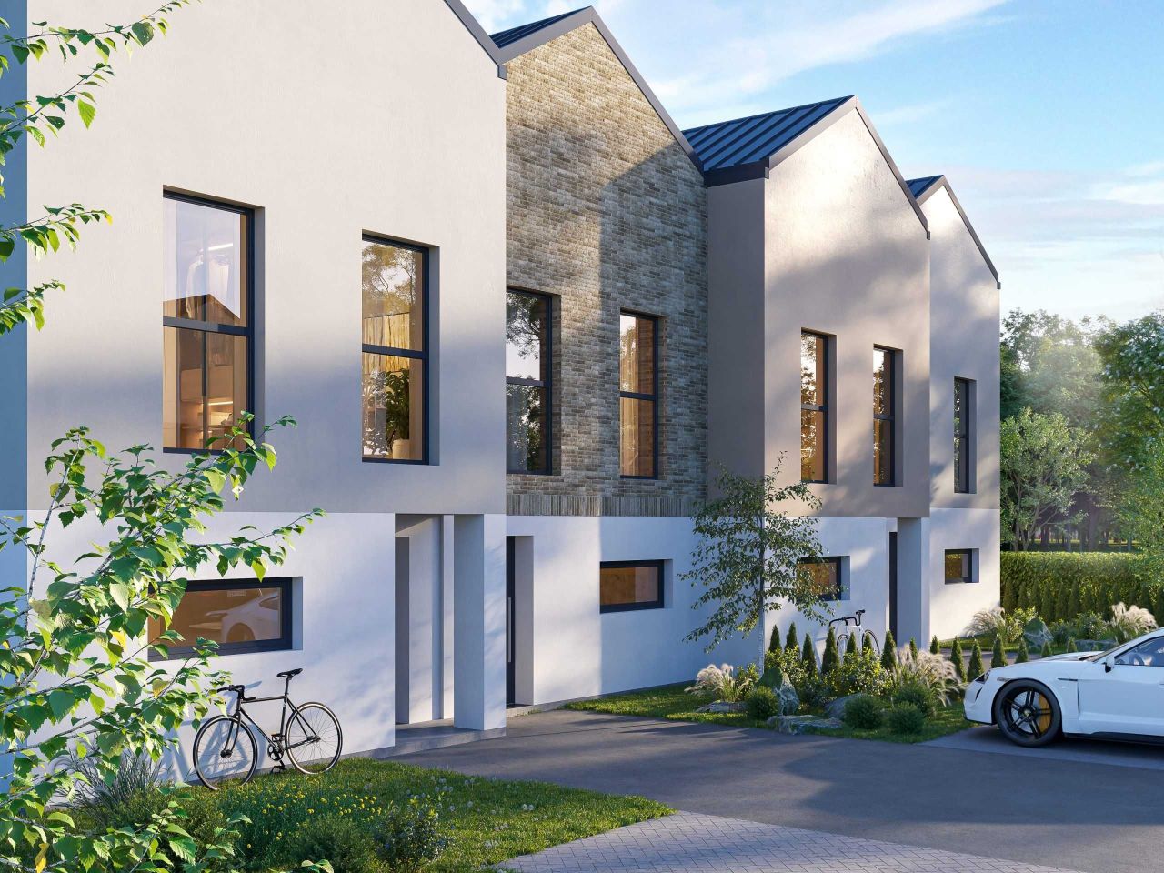 dom szeregowy Skierniewice, ul. Sosnowa. Zdjęcie 2