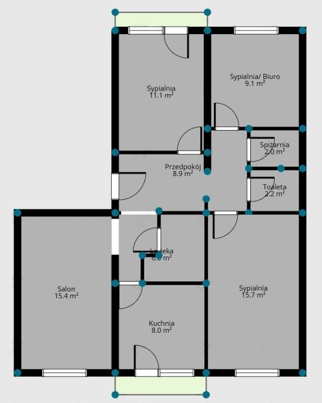 Mieszkanie 4-pokojowe Legnica, ul. Karola Marcinkowskiego. Zdjęcie 8