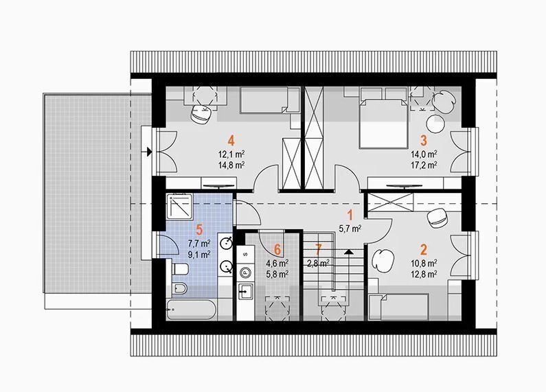 dom wolnostojący, 5 pokoi Borowa Góra. Zdjęcie 29