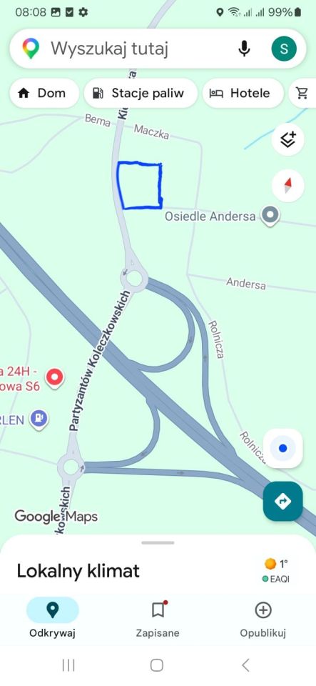 Działka budowlana Koleczkowo, ul. gen. Andersa. Zdjęcie 2