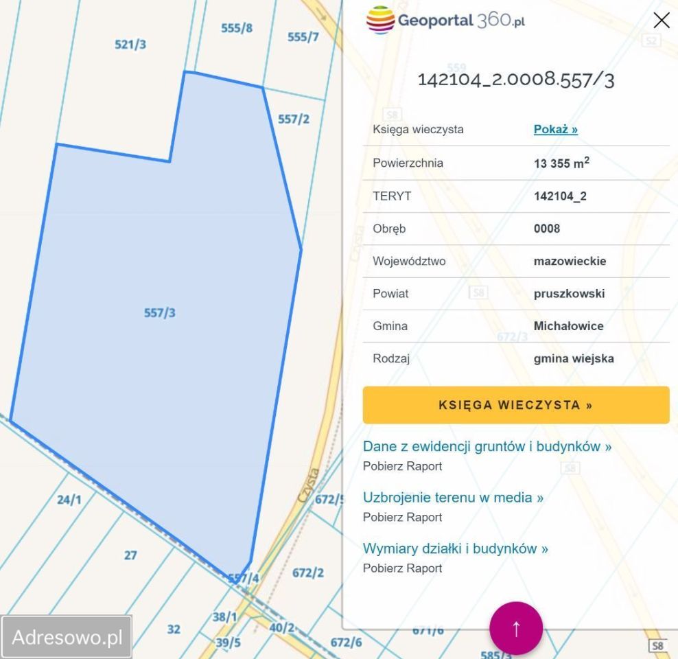 Działka inwestycyjna Opacz-Kolonia. Zdjęcie 4