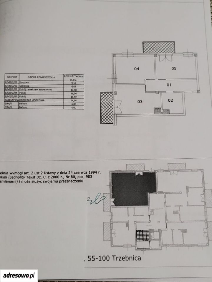 Mieszkanie 3-pokojowe Trzebnica, ul. Janusza Korczaka. Zdjęcie 14