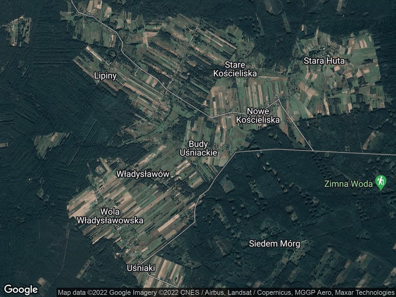 Działka rolna Budy Uśniackie. Zdjęcie 1