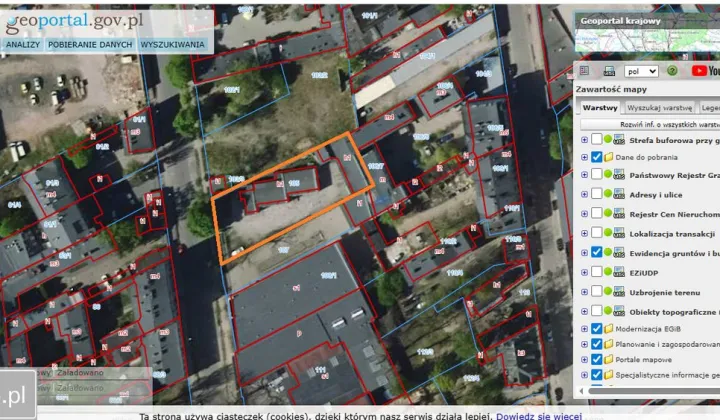 Działka inwestycyjna Łódź Stare Polesie, ul. 28 Pułku Strzelców Kaniowskich