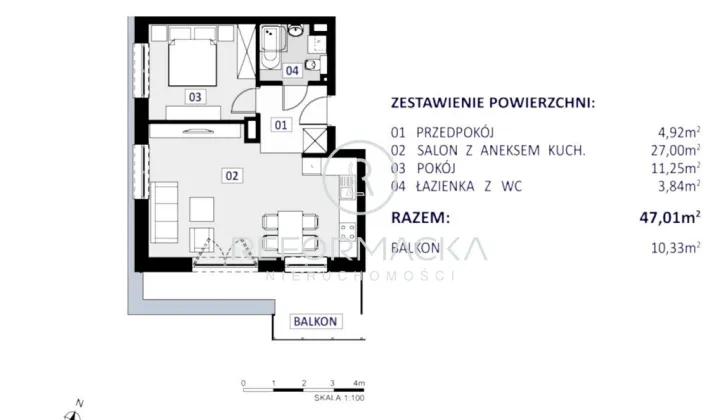 Mieszkanie 3-pokojowe Rzeszów Załęże, ul. św. Floriana