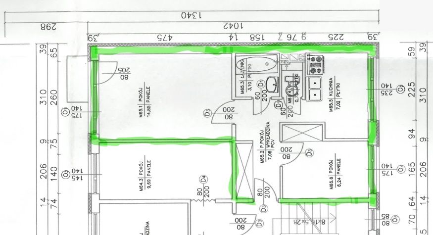 Mieszkanie 2-pokojowe Bełchatów, os. Budowlanych. Zdjęcie 7