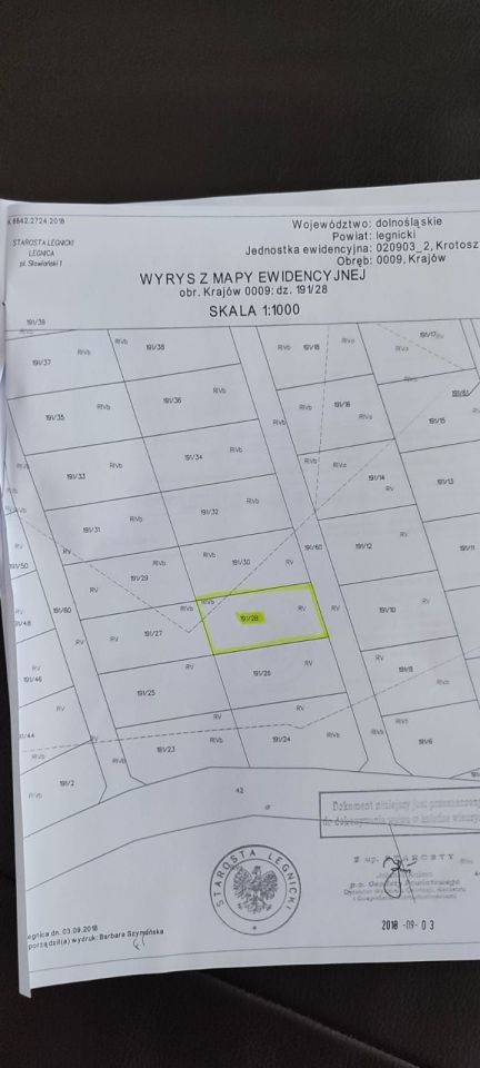 Działka budowlana Krajów. Zdjęcie 2