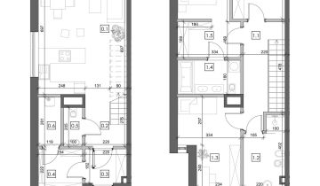 dom szeregowy, 4 pokoje Ustanów