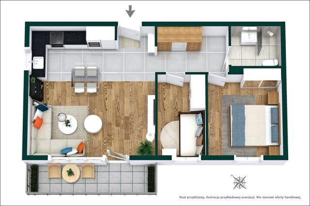 Mieszkanie 3-pokojowe Warszawa Targówek, ul. Bolesławicka. Zdjęcie 15