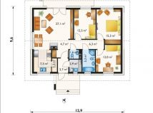 dom wolnostojący, 4 pokoje Grzędzice. Zdjęcie 3