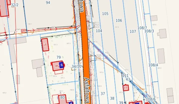 Działka inwestycyjna Sulejówek Żurawka, ul. Asfaltowa