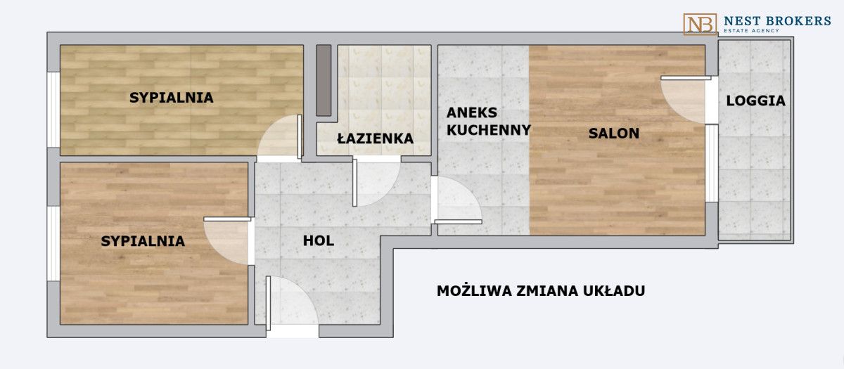 Mieszkanie 2-pokojowe Kraków Dąbie, ul. Świtezianki. Zdjęcie 2