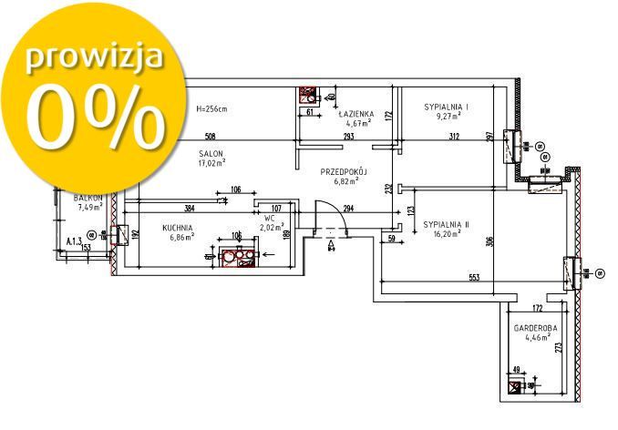 Mieszkanie 3-pokojowe Lublin Konstantynów, ul. Nałęczowska. Zdjęcie 4