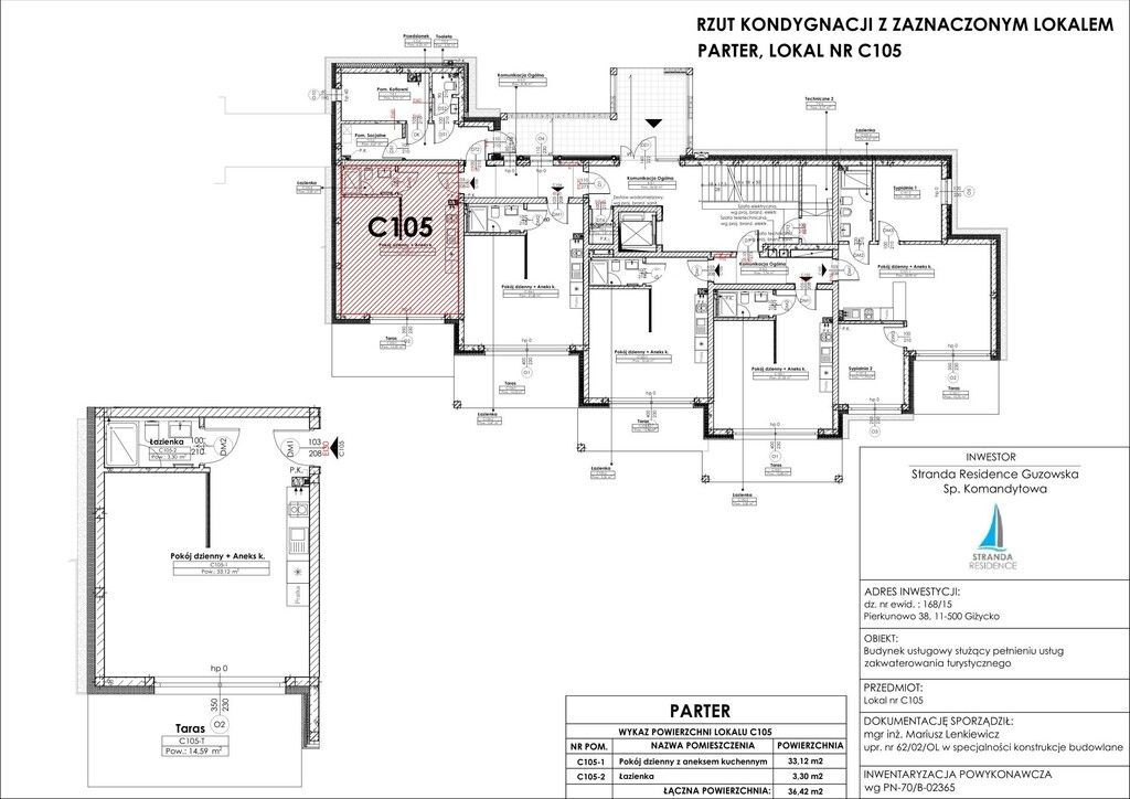 Mieszkanie 1-pokojowe Pierkunowo. Zdjęcie 13