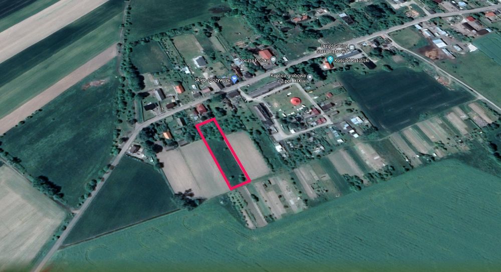 Działka rolno-budowlana Stara Dąbrowa