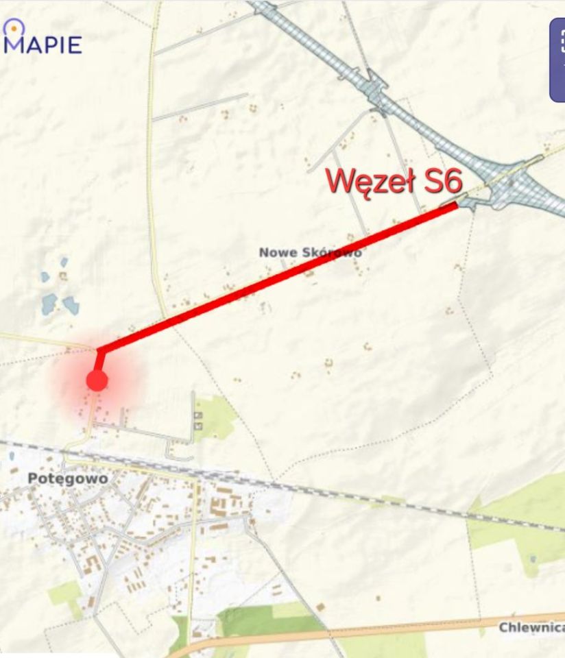 Działka budowlana Potęgowo, ul. Głuszyńska. Zdjęcie 5