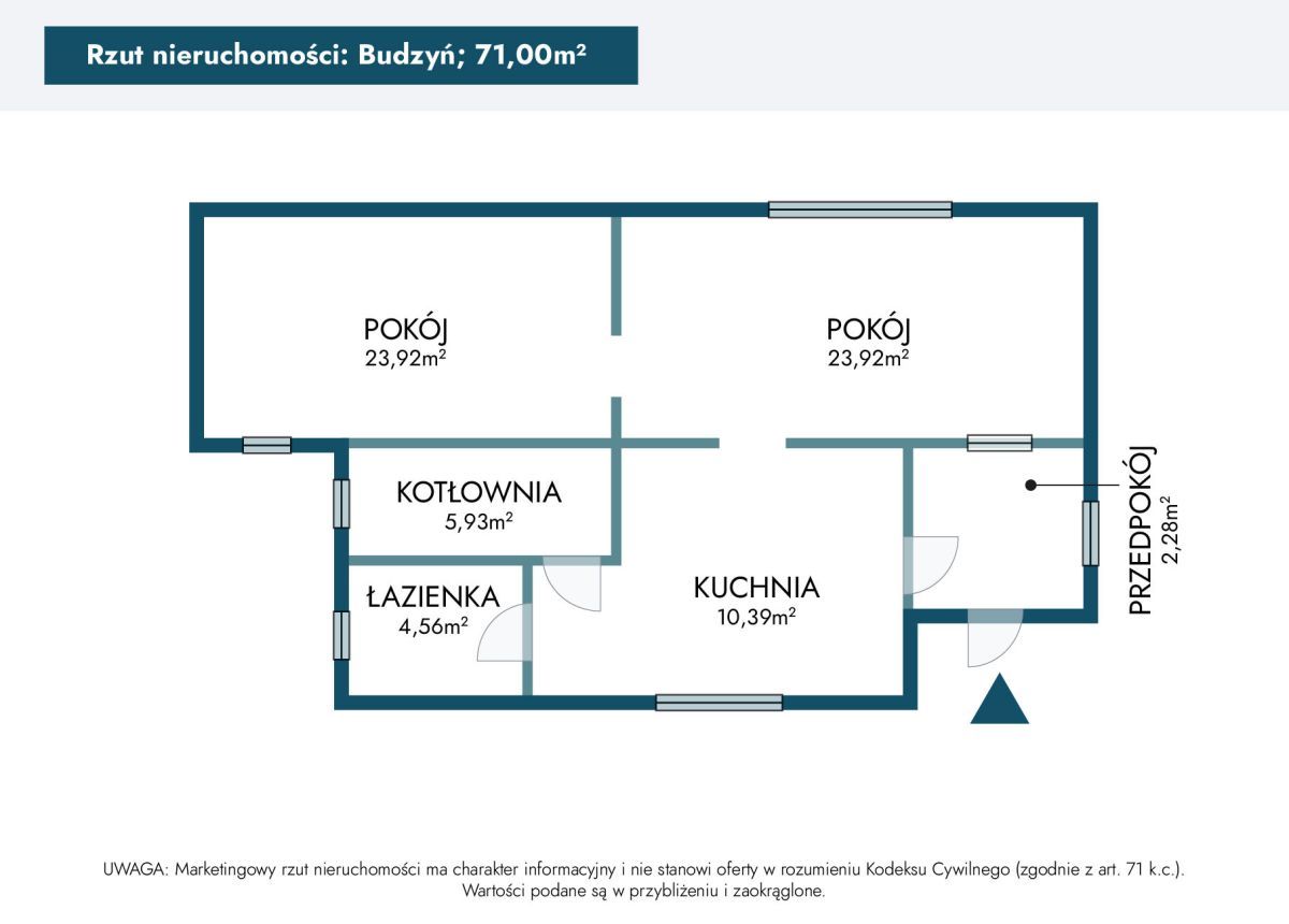 dom wolnostojący, 2 pokoje Budzyń. Zdjęcie 20