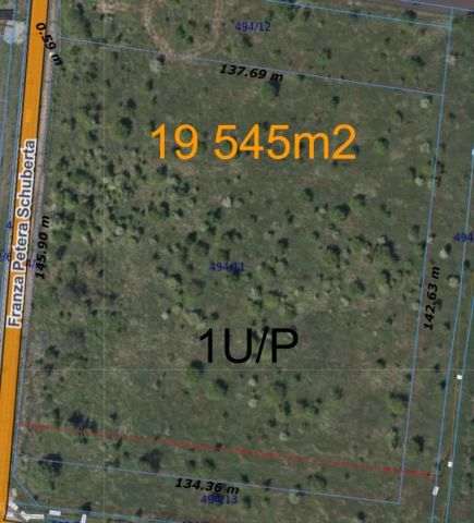 Działka inwestycyjna Iwiny, ul. Franza Petera Schuberta. Zdjęcie 7