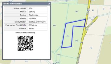 Działka rolna Sominy