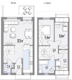 dom szeregowy, 3 pokoje Zgorzelec, Łagodna. Zdjęcie 2