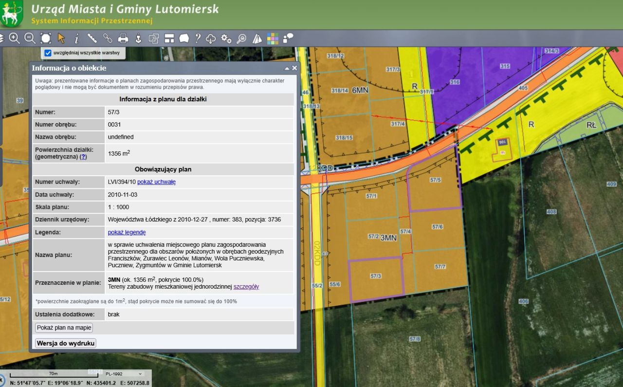 Działka budowlana Zygmuntów. Zdjęcie 2