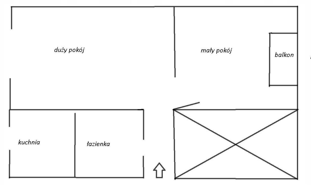 Mieszkanie 2-pokojowe Brzeg Dolny, ul. Stanisława Wyspiańskiego