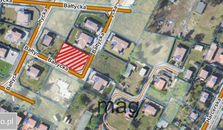 Działka budowlana Płock, ul. Bałtycka